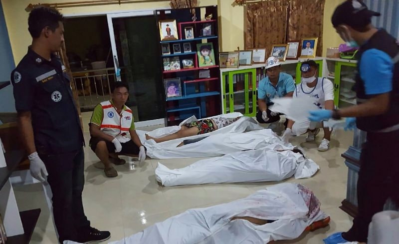 8 shot dead in Thailand village chief s home 