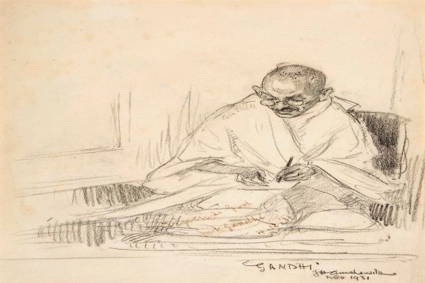  Indian  vaccine billionaire  buys Gandhi s rare portrait and letters 