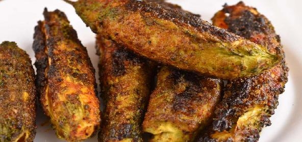 Stuffed Karela With Onion