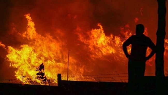  Fire breaks out in Turkish military zone 