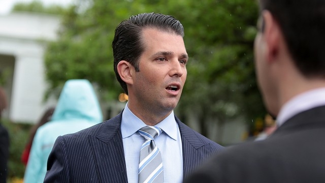  Trump Jr.  red handed  on Time magazine cover 