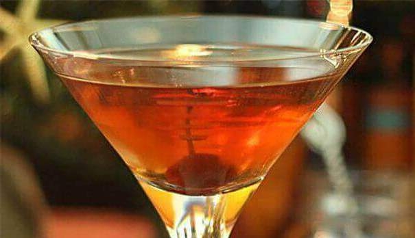 Manhattan Whiskey Cocktail