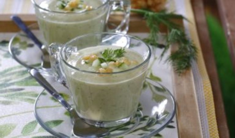 Chilled Cucumber & Avocado Soup