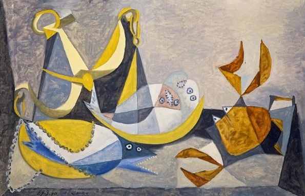  Picasso painting goes on display at Duff House in UK 