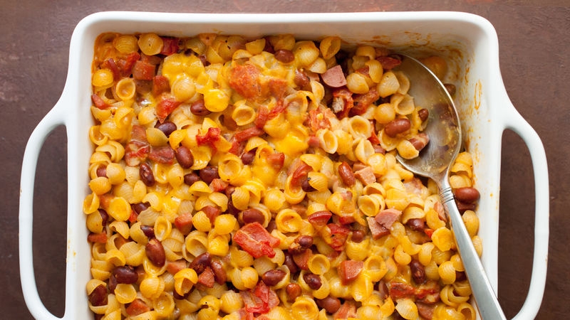 Chili Dog Mac and Cheese
