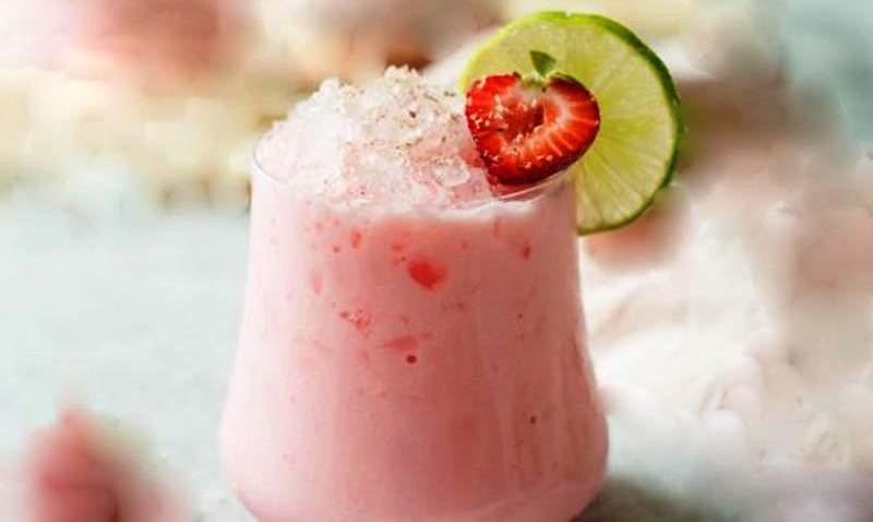 Strawberry-Coconut Coladaritas Cream of Coconut