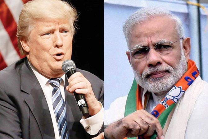  Trump congratulates Modi on I-Day 