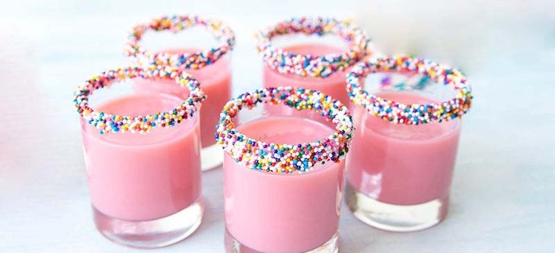 Banana Split Vanilla Vodka Shooters