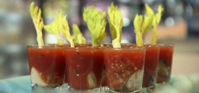 Bloody Lemon Mary Oyster 