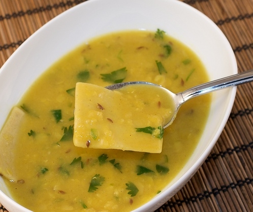 Dal Dhokli Dumplings in Lentil Curry