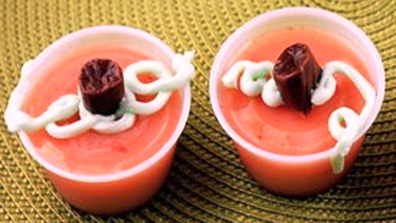 Pumpkin Vodka Jello Shot