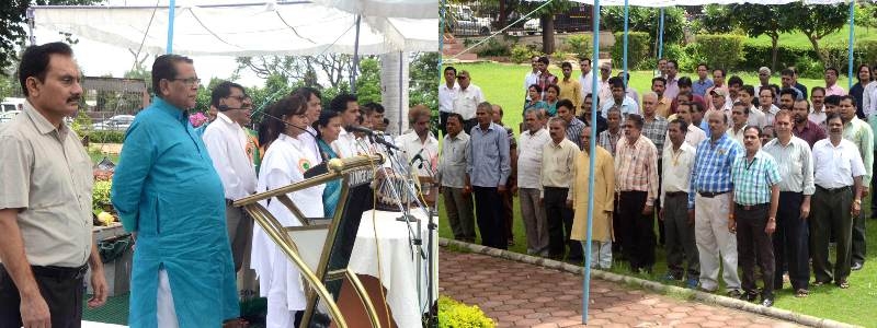 Group song of Vande Mataram concludes at Patel Park