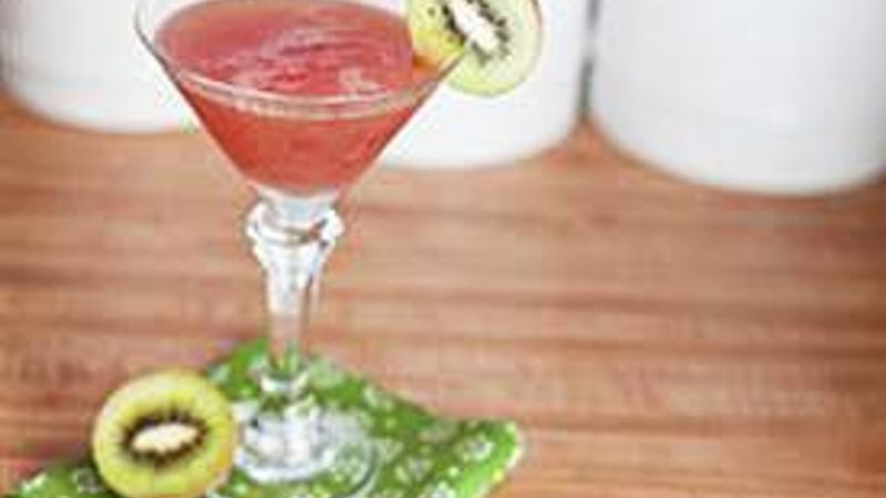 Cranberry-Kiwi Martini
