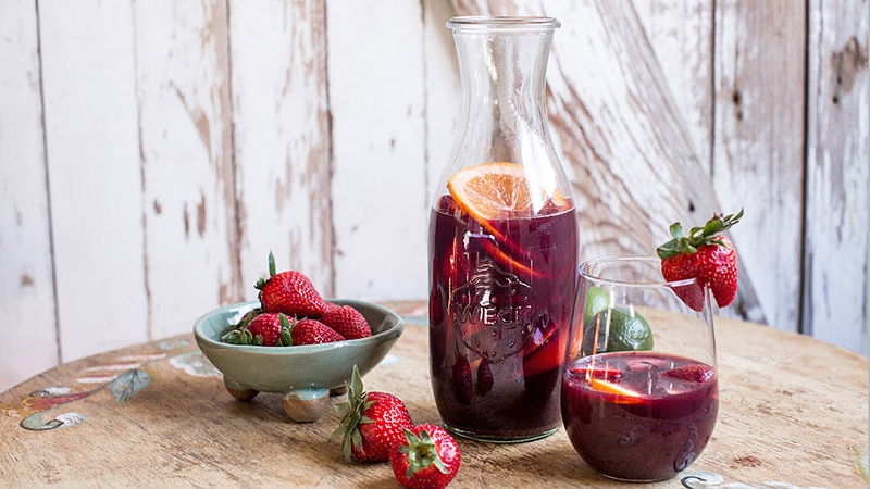 Mexican-Style Strawberry Orange Sangria