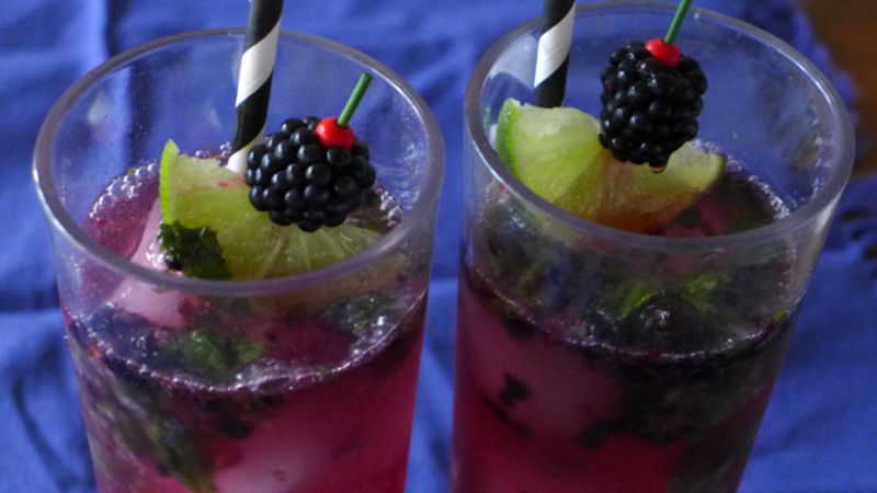 Blackberry Witch Mojito