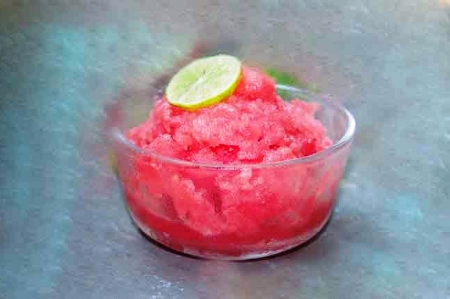Watermelon Lime Granita