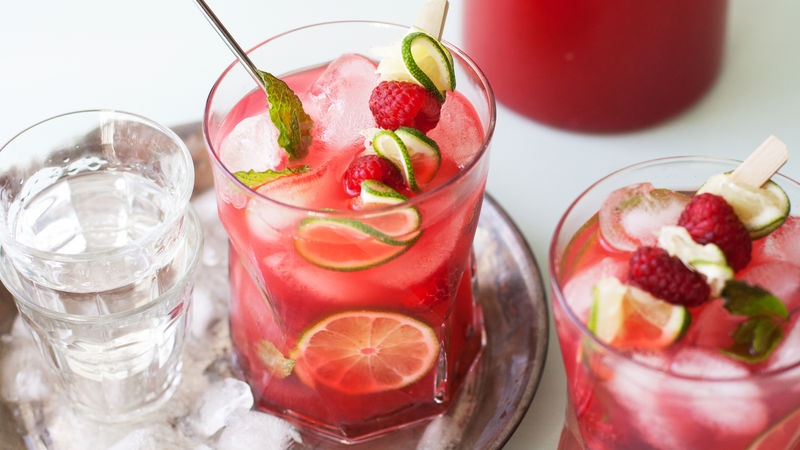 Raspberry-Mint Limeade
