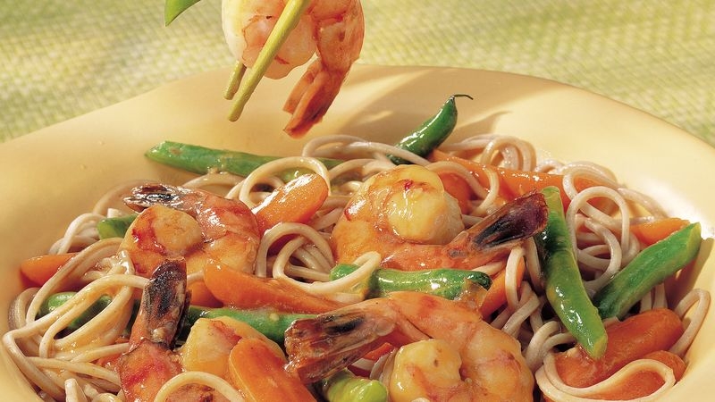 Shrimp and Soba Noodles