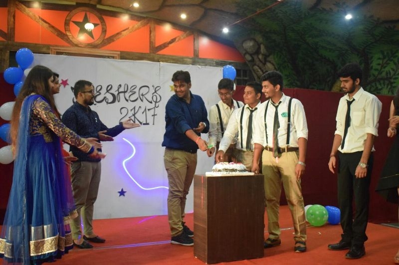  IBM-ICE organised Fresher's Party to welcome new students  at, People's Mall 
