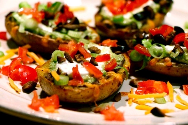 7-Layer Dip Potato Skins