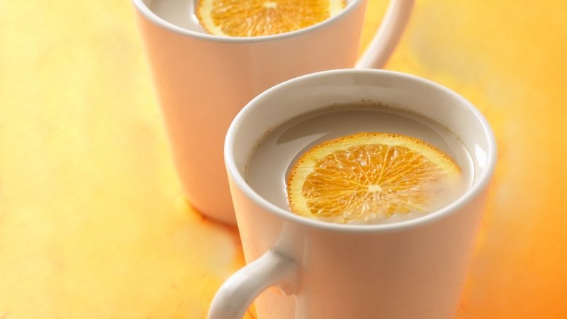 Ginger Green Tea Orange Latte
