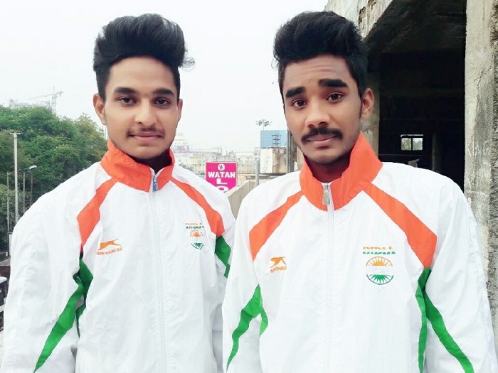 Champs from Bhopal Manas Sharma and Lucky, to chime in  Water Sports Jr. Rowing Championship to held in Singapore. 