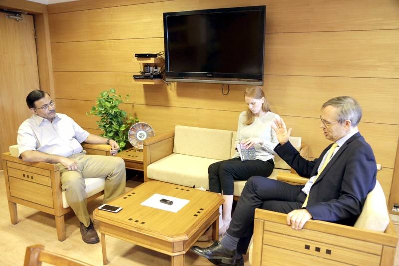 Ambassador Norway Kamsvag meets Chief Secretary Singh