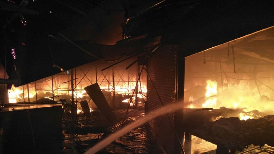  25 cloth shops gutted in Jalandhar fire 