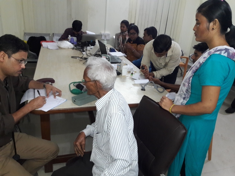 Evening OPD clinic at press club rolls on
