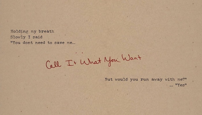 “Call It What You Want', another installment from "Reputation" by Taylor Swift! 