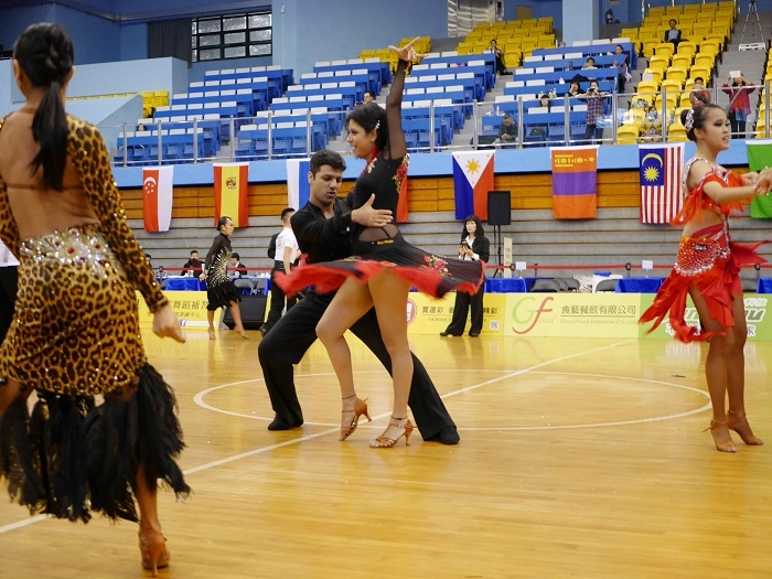 Rajeswari Vaidyanathan and Shannon Benjamin won Gold medal in Asia Open Latin Championship