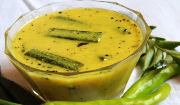 Vendakkai More kulambu 